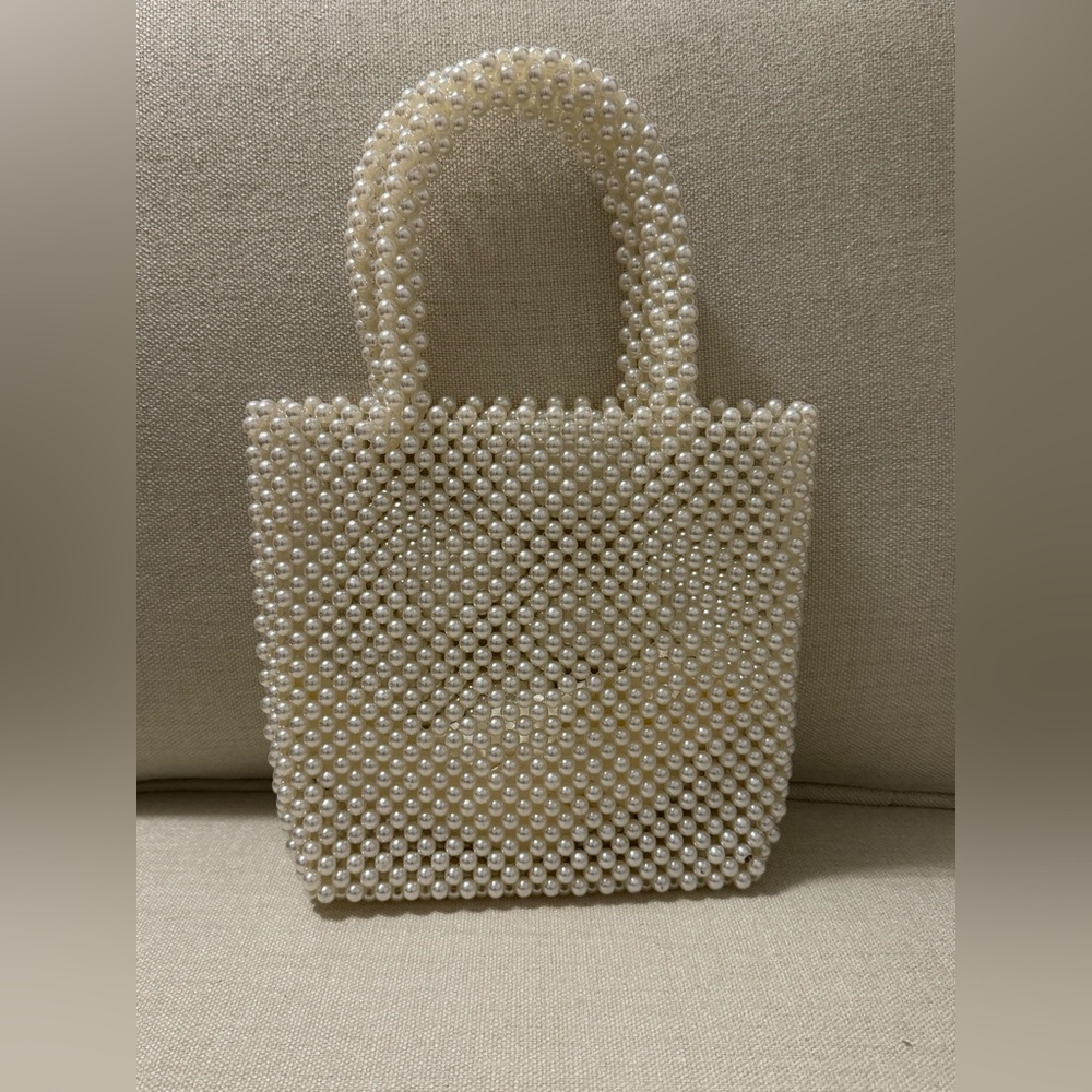 White Pearl Handbag.